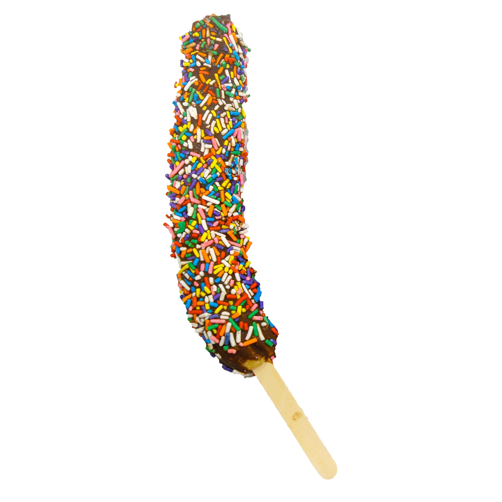 Chocolate Covered Banana with Sprinkles (Choco Banana Cubierta con