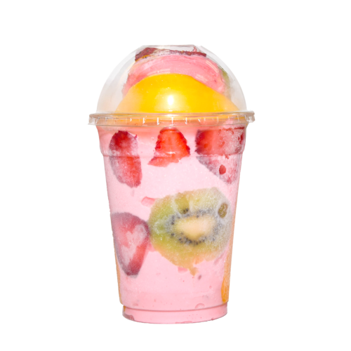 Homemade Ice Cream Menu - Frozen Yogurt with Fruits - Helado de Yogurt con Frutas | Happy Sun Ice Cream
