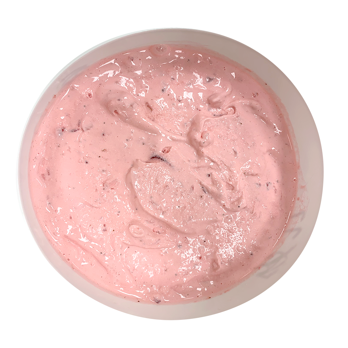Homemade Ice Cream Menu - Strawberry Ice Cream - Helado de Fresa | Happy Sun Ice Cream