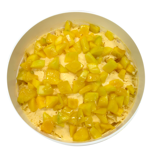 Homemade Ice Cream Menu - Mango Ice Cream - Helado de mango | Happy Sun Ice Cream